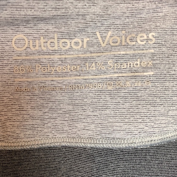 Outdoor Voices Graphite, Ash, & Dove Springs 7/8 Legging - Picture 6 of 8